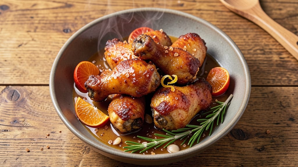 Baked Orange Chicken Drumsticks Recipe: Caramelized Glaze Meets Crispy Skin