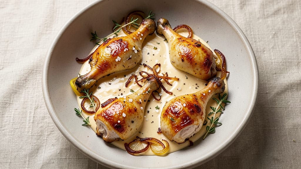 Baked Chicken Legs Recipe With Cream Of Chicken: Creamy-Spiced Roast That Stays Juicy