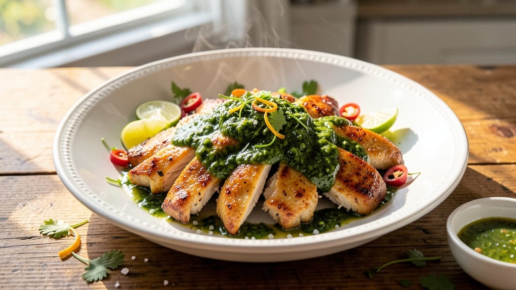 Baked Chicken With Cilantro Lime Recipe: Zesty Herb Crust Locks in Juicy Tenderness