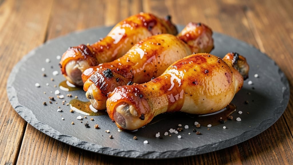 Baked Whole Chicken Legs Recipe: Honey Mustard Glaze Locks in Moisture