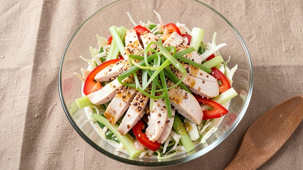 Barefoot Contessa's Chinese Chicken Salad Recipe: Crunchy Celery and Sesame-Studded Bites