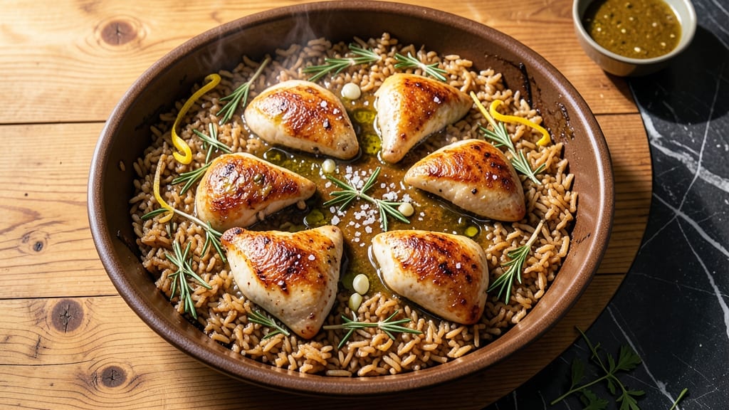 Baked Chicken and Brown Rice Casserole Recipe: One-Pan Meal Prep Magic