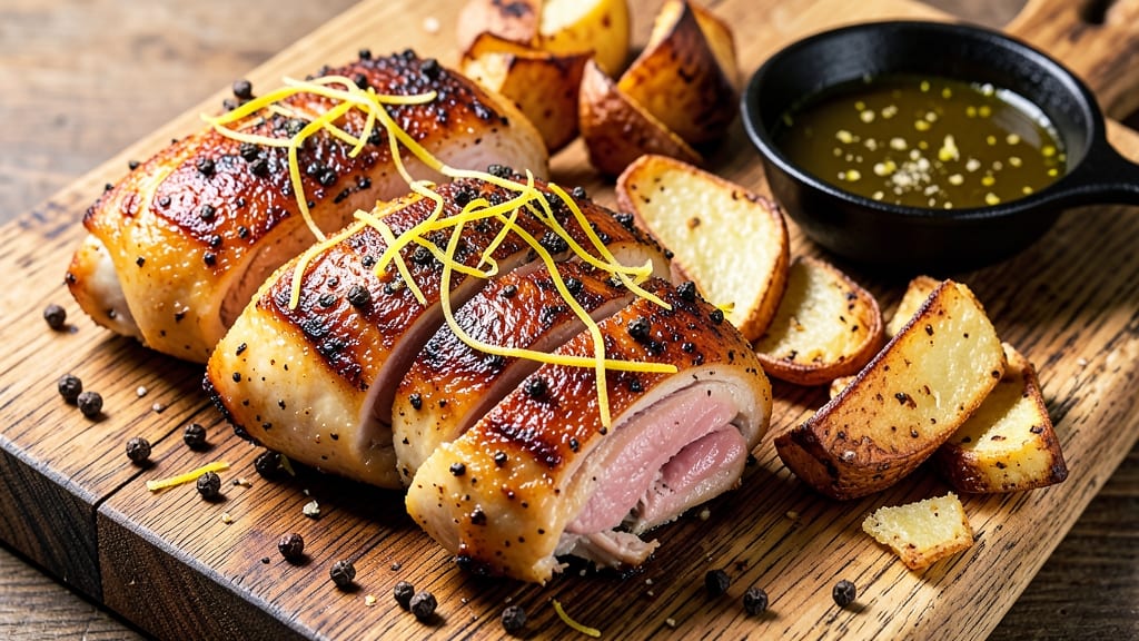 Baked Lemon Pepper Chicken Thighs Recipe: Zesty Crispy Skin, Juicy Centers in 35 Minutes