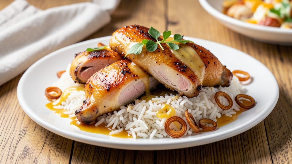 Adels Chicken Over Rice Recipe: Buttermilk-Brined Crisp With Melty Cheese Rivers