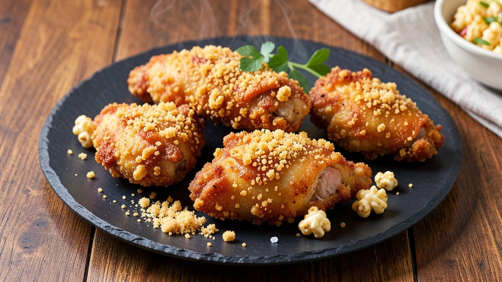 Air Fried Popcorn Chicken Recipe: Buttermilk Brine Magic for Crispy Skin