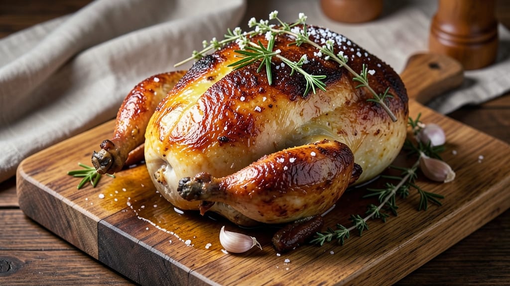 7-Lb Roast Chicken Recipe: Golden Skin and Juicy Meat Every Time