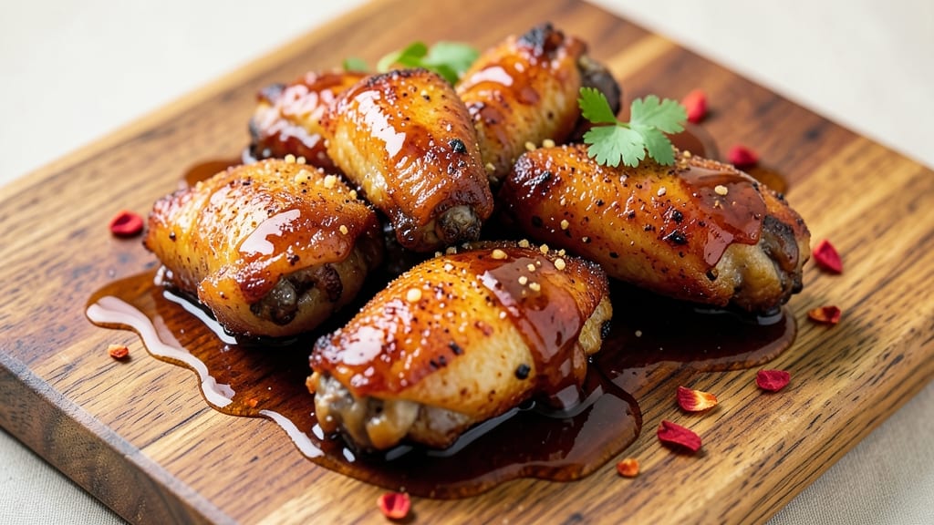 Baked Honey Barbecue Chicken Wings Recipe: Sticky Glaze and Crispy Bites in One Bake