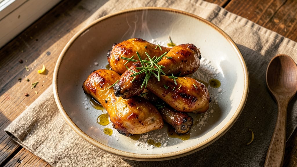 Baked Italian Chicken Wings Recipe: Rosemary-Garlic Crisp With Juicy Centers
