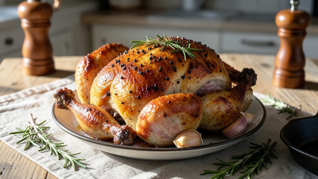 Amish Roasted Chicken Recipe: Buttermilk-Brined Crisp Skin and Juicy Centers