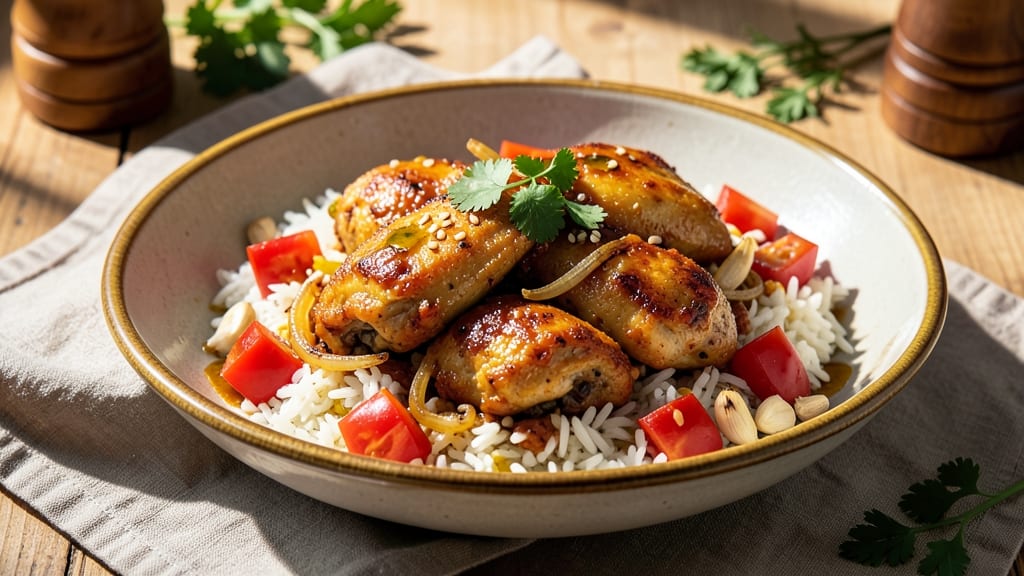 African Jollof Rice and Chicken Recipe: One-Pot Fragrant Heat With Tender Chicken