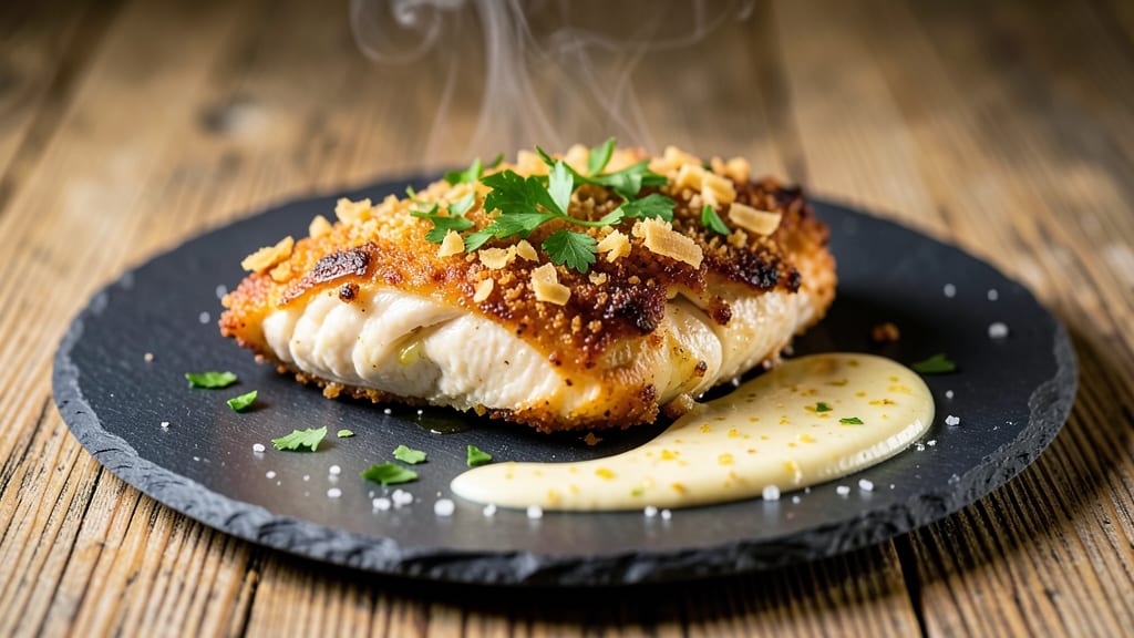 Baked Parmesan Breaded Chicken Breast Recipe: Triple-Crusted Crunch With Melty Cheese Rivers
