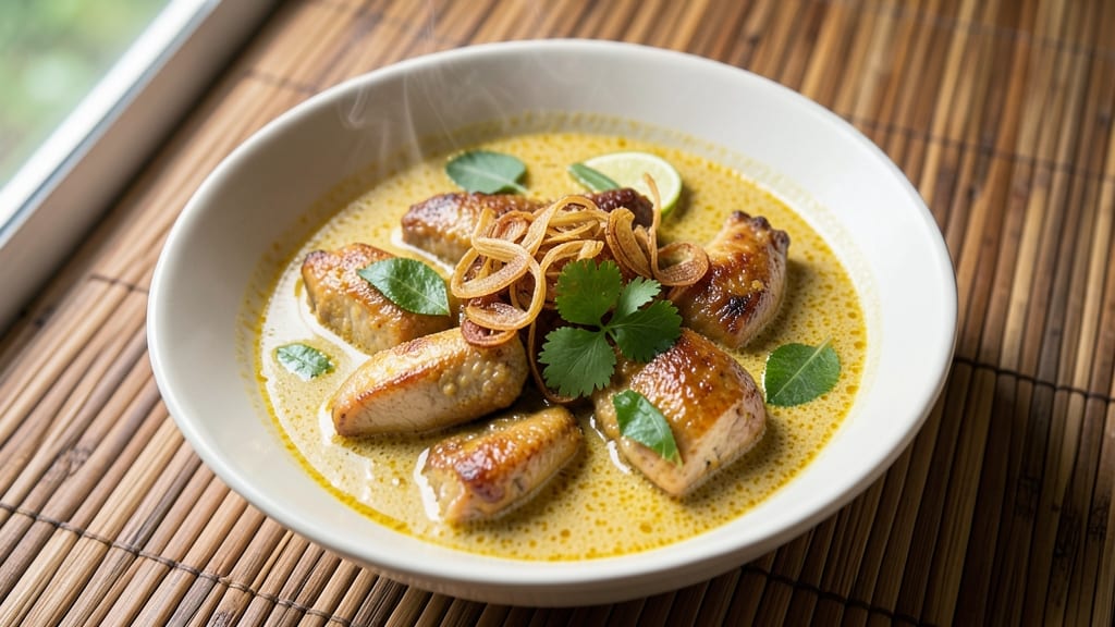 Authentic Thai Yellow Chicken Curry Recipe: Turmeric-Kissed Coconut Cream Richness