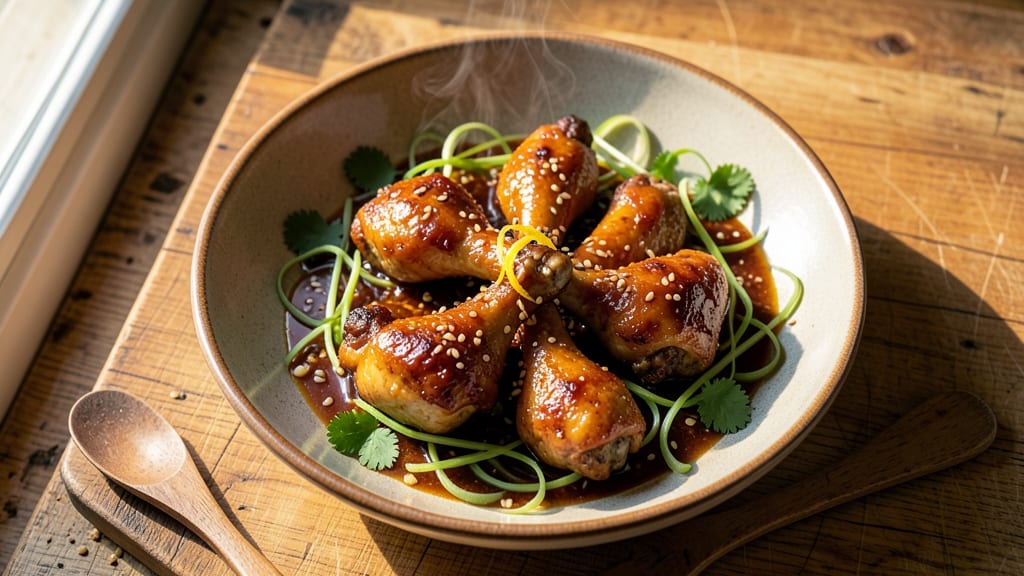 Baked Teriyaki Chicken Legs Recipe: Glossy Glaze and Crispy Skin Magic