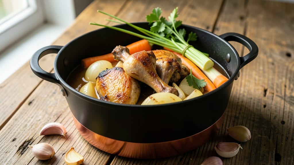 Alton Brown's Chicken Stock Recipe: Deep Flavor From Scratch in One Pot