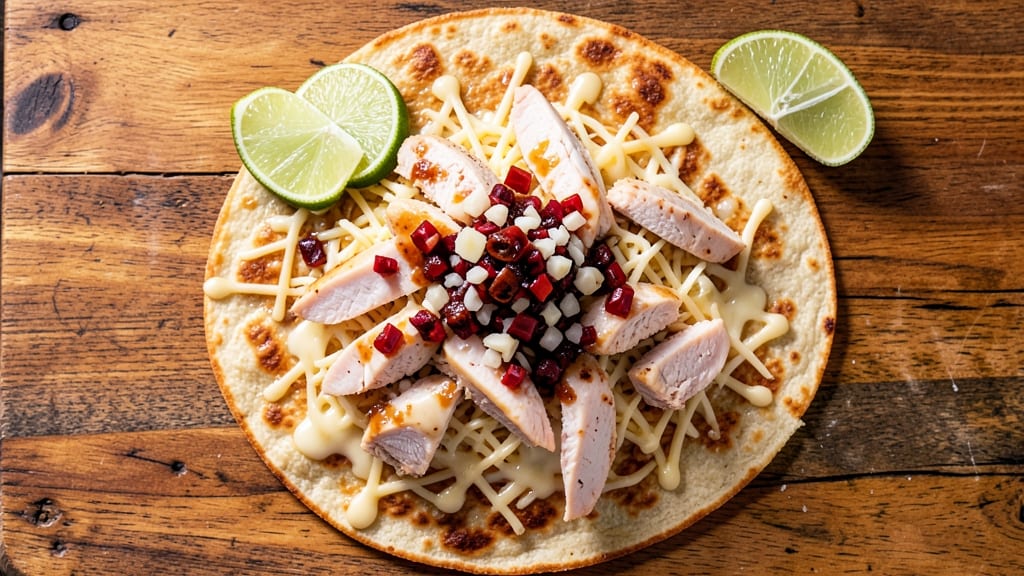 Alice Springs Chicken Quesadilla Recipe: Smoky Chipotle and Lime Crisp With Melty Cheese