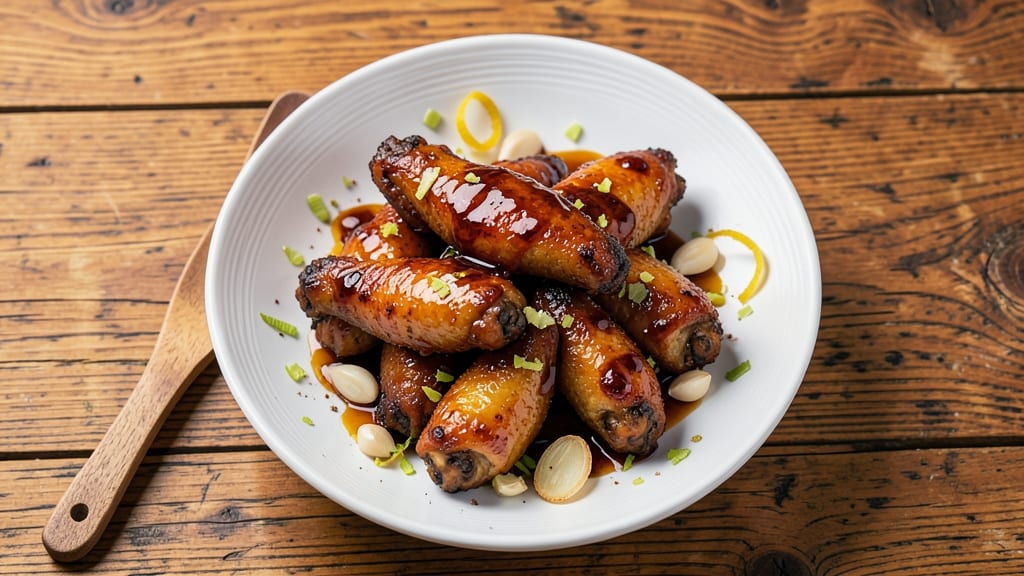 Baked Chicken Wings With Honey Soy And Ginger Marinade Recipe: Glossy Glaze Meets Crispy Skin Through Marination Magic