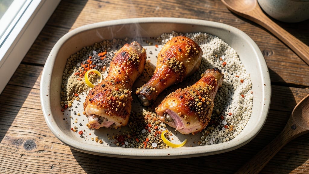 Baked Chicken Legs With Bread Crumbs Recipe: Triple-Layered Crunch Without Deep Frying