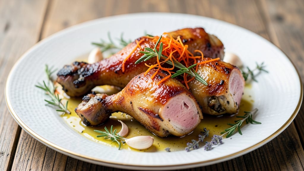 Chicken Legs Recipe: Crispy Skin, Juicy Meat With Lemon-Herb Twist
