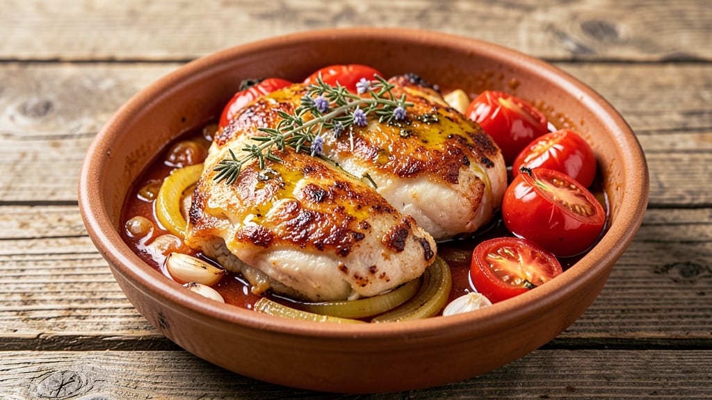 Chicken Thighs With Canned Tomatoes Recipe: Slow-Simmered Richness in One Pot