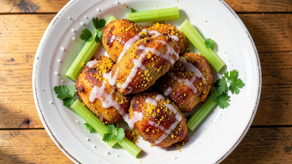 Church's Copycat Fried Chicken Recipe: Crispy Celery Crown Over Tangy Vinegar Bliss