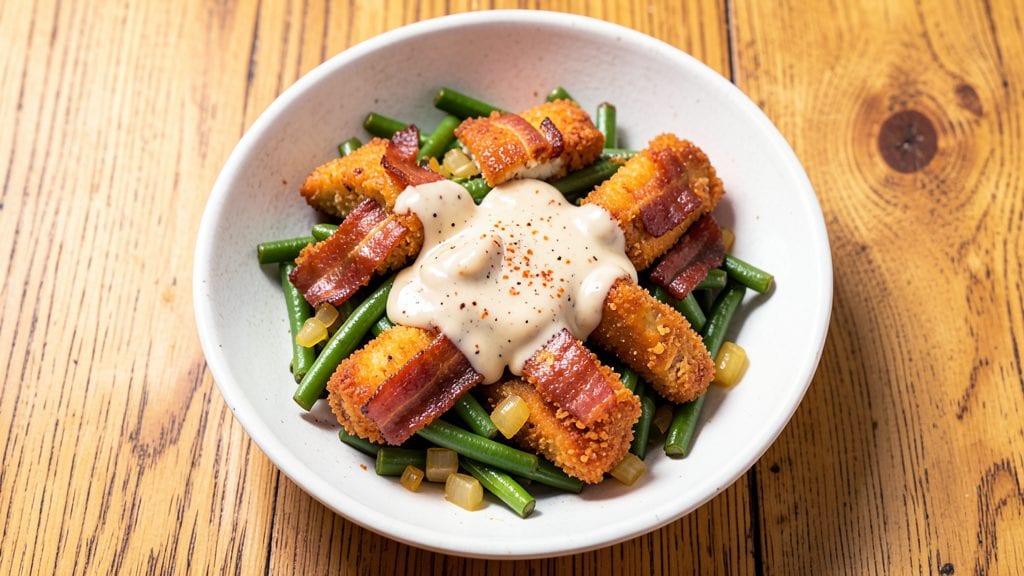 Church's Chicken Green Beans Recipe: Crispy Celery Crown Over Tangy Vinegar Bliss