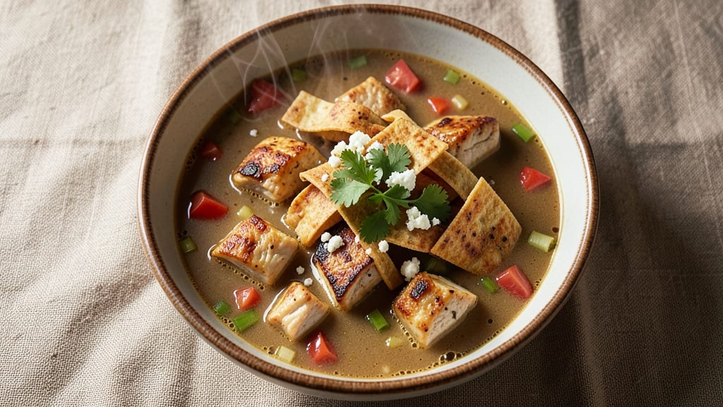 Copycat McAlister's Chicken Tortilla Soup Recipe: Crispy Celery Crown Over Zesty Vinegar Bliss