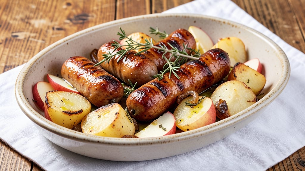 Apple Chicken Sausage And Potatoes Recipe: One-Pan Herb-Roasted Comfort Dinner