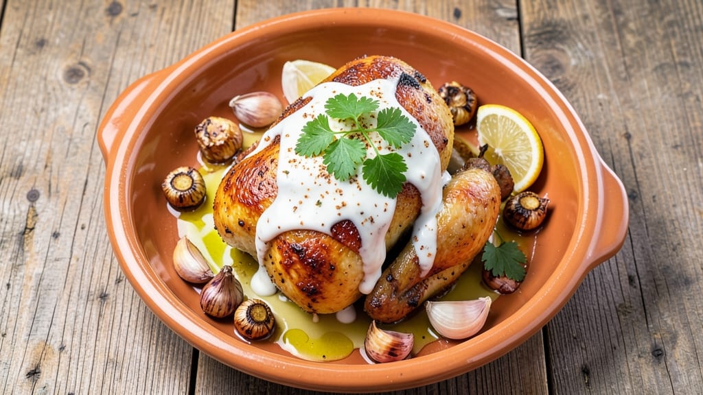 Arabic Roast Chicken Recipe: Spiced Yogurt Marination for Fragrant, Juicy Core