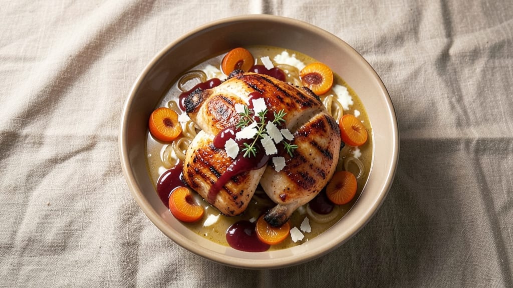 Apricot Chicken Recipe with French Onion Soup Slow Cooker: Slow-Cooker Fusion of Sweet-Tangy and Creamy Depths