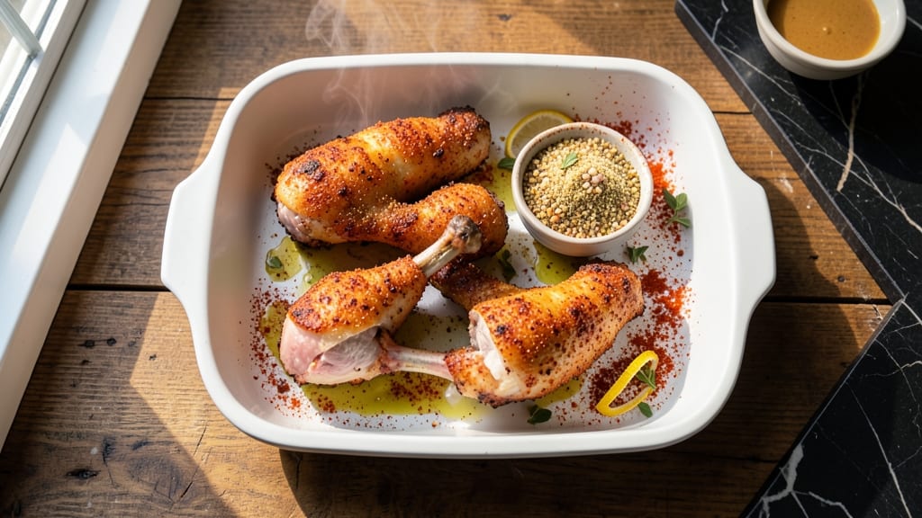 Baked Frozen Chicken Drumsticks Recipe: Effortless Crispy Skin Without Thawing