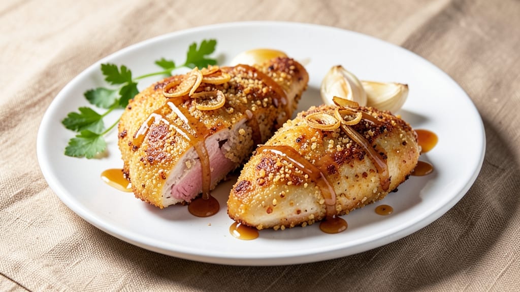 Baked California Chicken Recipe: Triple-Dredged Crunch With Buttery Breadcrumbs